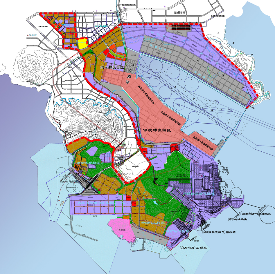 2015年11月,交通运输部批准了大连港大窑湾港区四期工程初步设计.